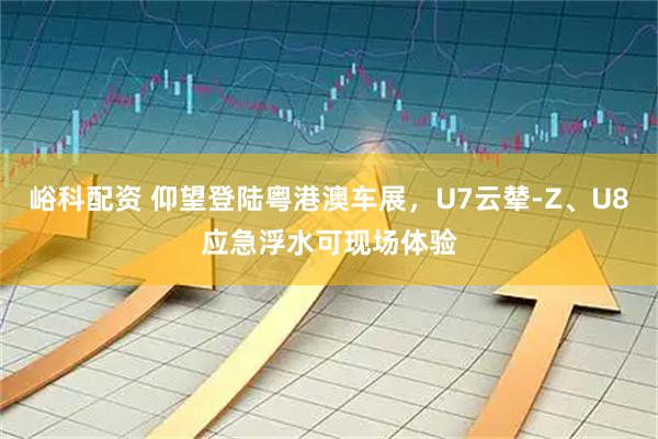 峪科配资 仰望登陆粤港澳车展，U7云辇-Z、U8应急浮水可现场体验