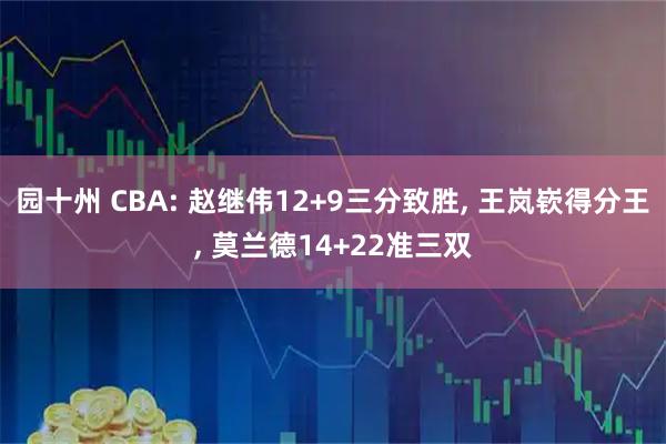 园十州 CBA: 赵继伟12+9三分致胜, 王岚嵚得分王, 莫兰德14+22准三双